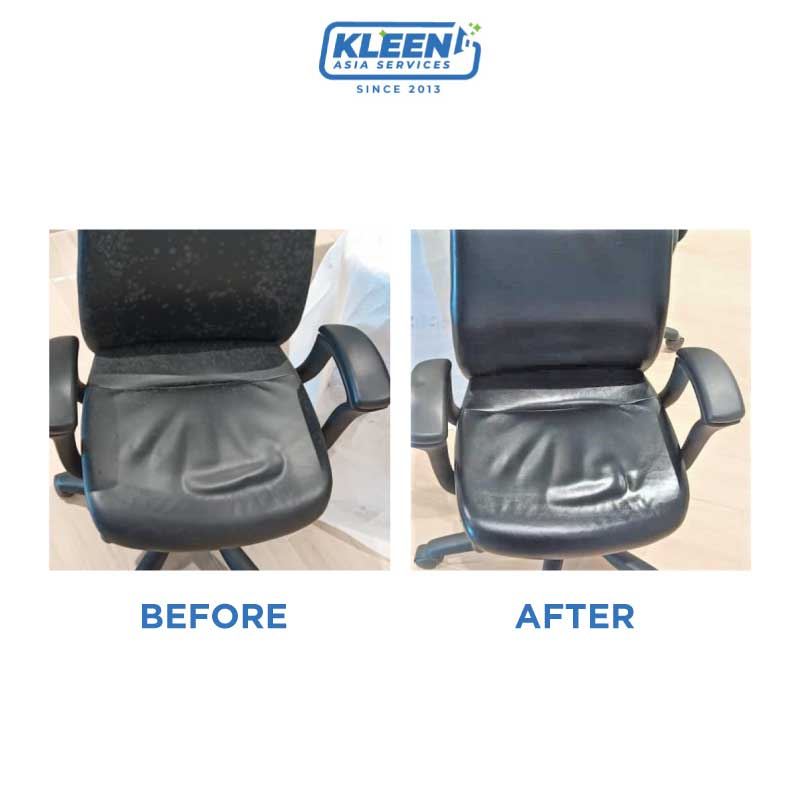 chair cleaning before after