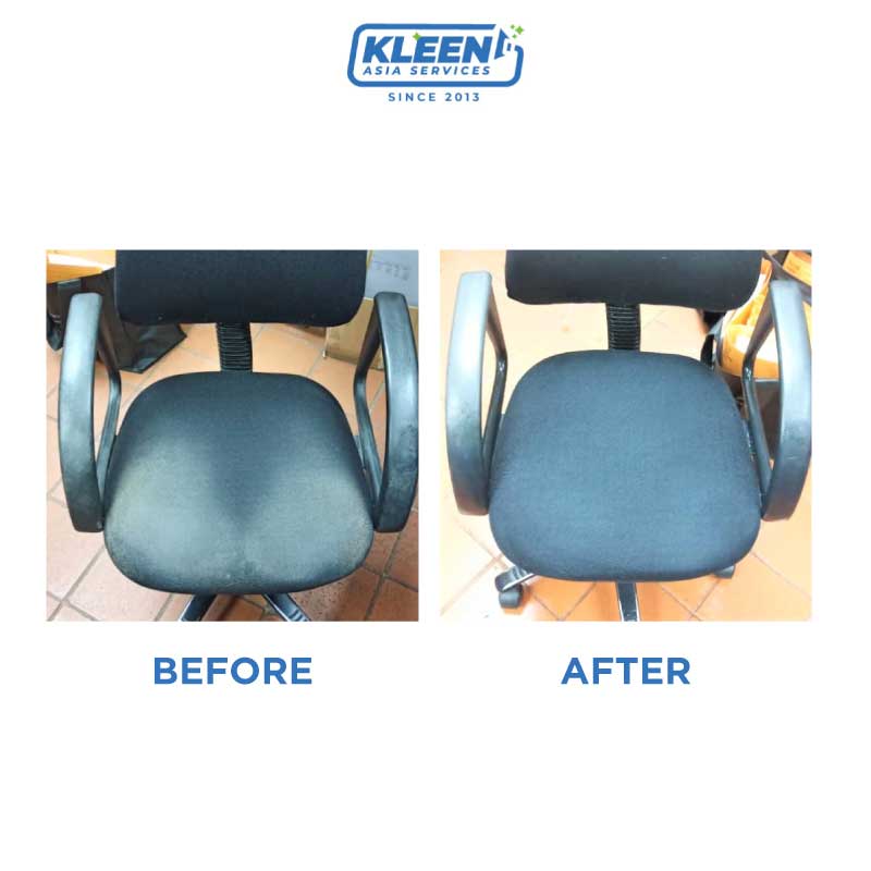 chair cleaning before after