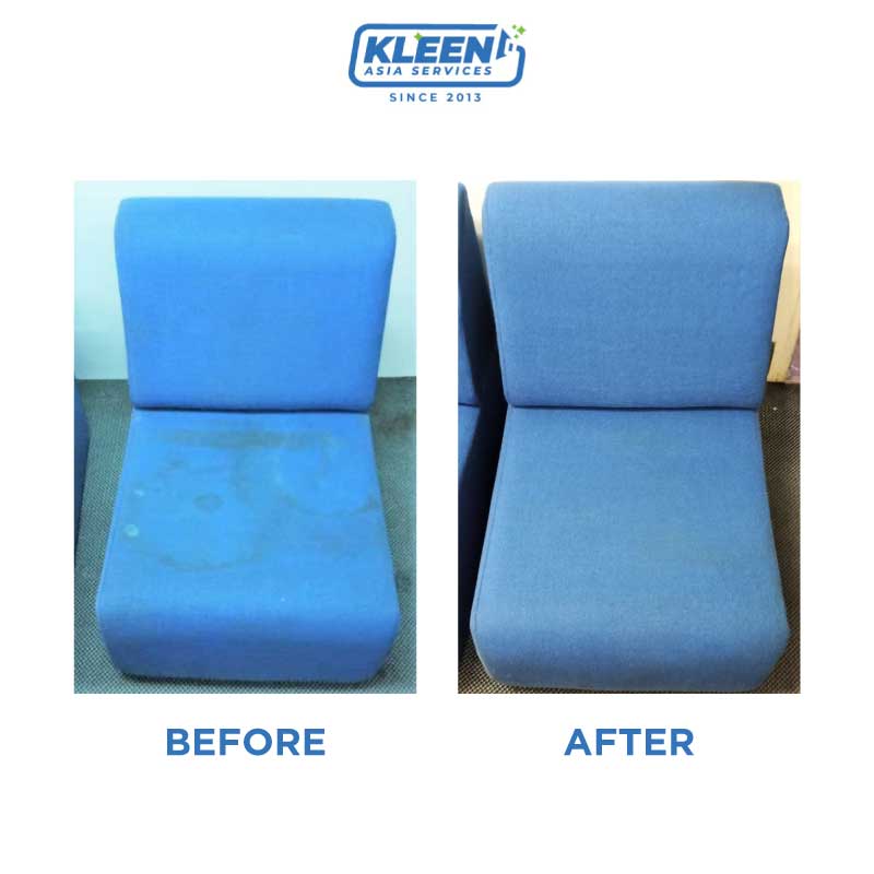 sofa cleaning before after