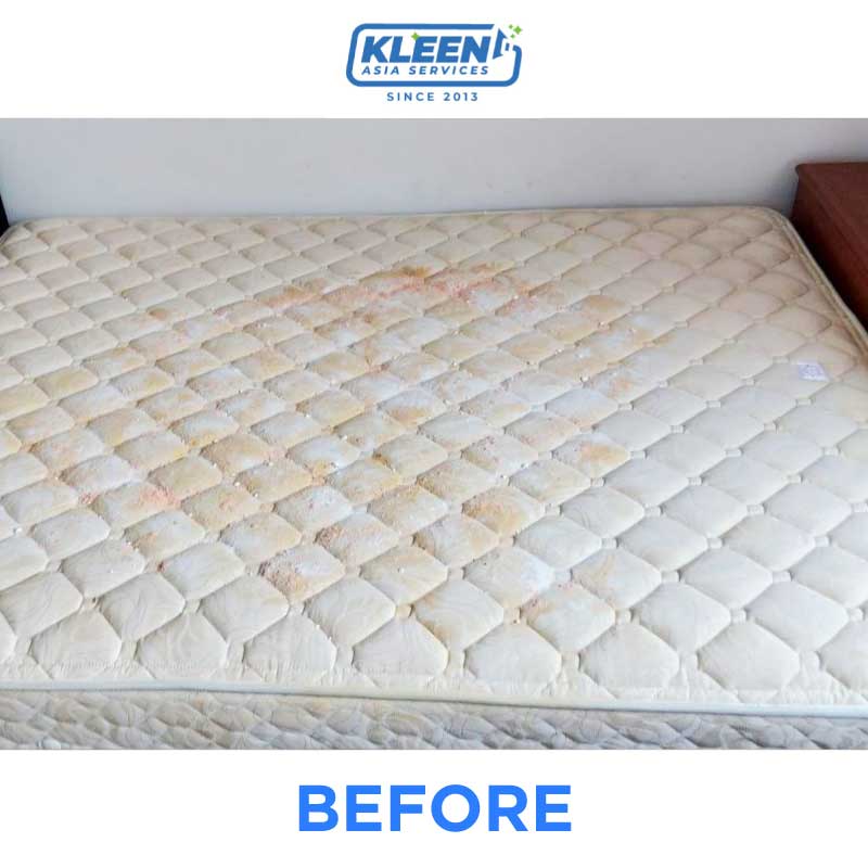 mattress cleaning before