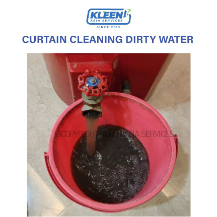 extracted dirty water