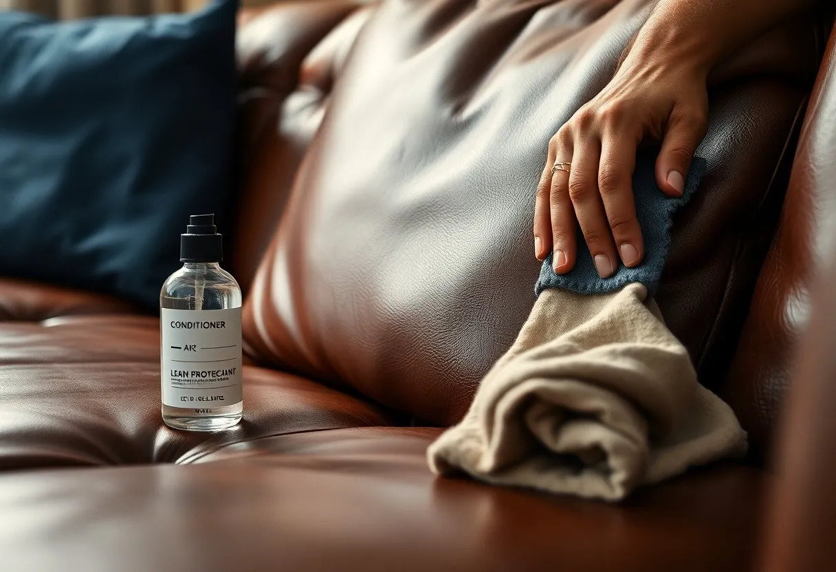 leather vs fabric cleaning different sofas