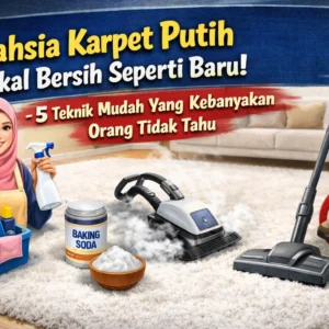 Rahsia Karpet Putih Kekal Bersih Seperti Baru – 5 Teknik Mudah Yang Kebanyakan Orang Tidak Tahu