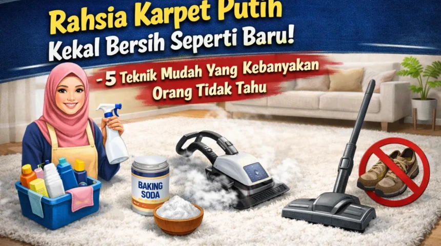 Rahsia Karpet Putih Kekal Bersih Seperti Baru – 5 Teknik Mudah Yang Kebanyakan Orang Tidak Tahu Rahsia Karpet Putih Kekal Bersih Seperti Baru – 5 Teknik Mudah Yang Kebanyakan Orang Tidak Tahu