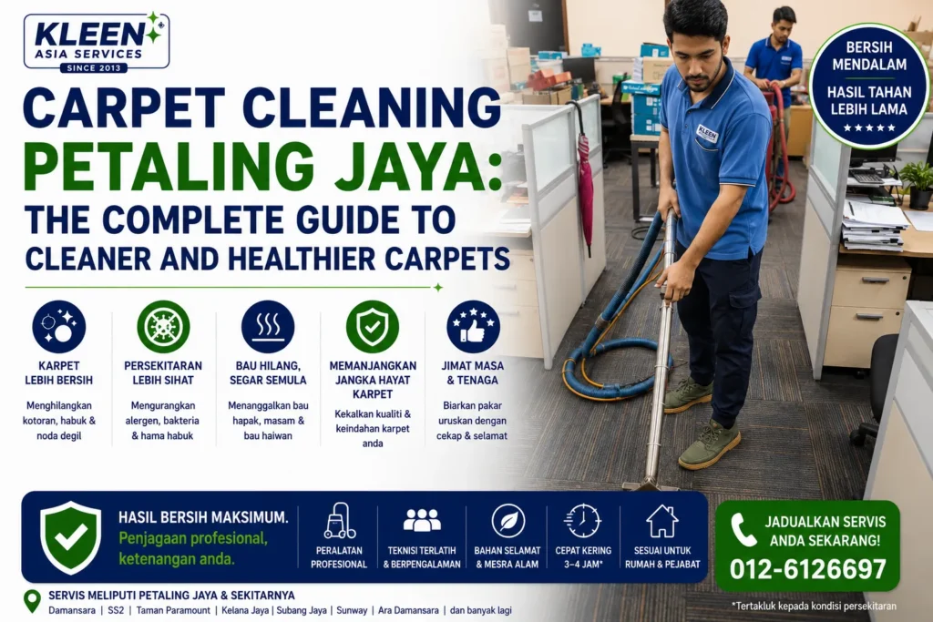 carpet cleaning service for home and offices in shah alam