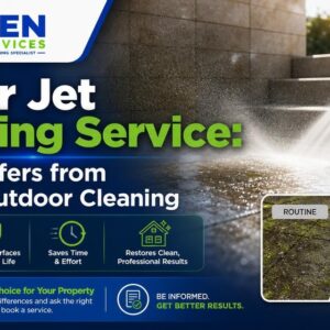 Water Jet Cleaning Service: How It Differs from Routine Outdoor Cleaning