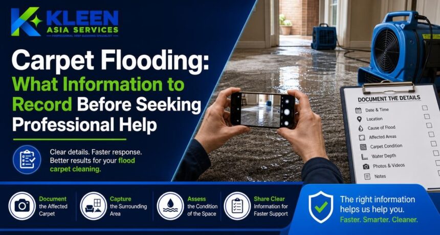 Carpet Flooding: What Information to Record Before Seeking Professional Help Carpet Flooding: What Information to Record Before Seeking Professional Help
