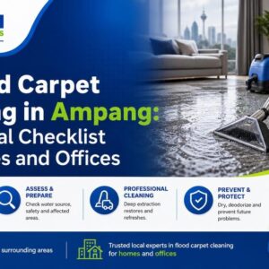 Flooded Carpet Cleaning in Ampang: A Practical Checklist for Homes and Offices Flooded Carpet Cleaning in Ampang: A Practical Checklist for Homes and Offices