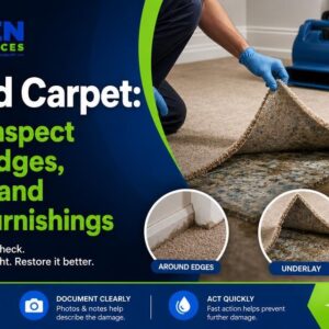 Flooded Carpet: What to Inspect Around Edges, Underlay and Nearby Furnishings