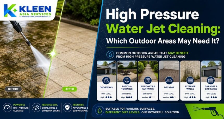 High Pressure Water Jet Cleaning: Which Outdoor Areas May Need It?