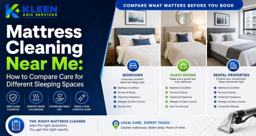 Mattress Cleaning Near Me: How to Compare Care for Different Sleeping Spaces Mattress Cleaning Near Me: How to Compare Care for Different Sleeping Spaces