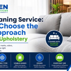 Sofa Cleaning Service: How to Choose the Right Approach for Fabric Upholstery