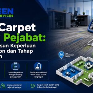 Cuci Carpet untuk Pejabat: Cara Menyusun Keperluan Mengikut Zon dan Tahap Penggunaan