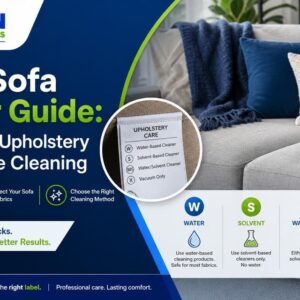 Fabric Sofa Cleaner Guide: How to Read Upholstery Labels Before Cleaning