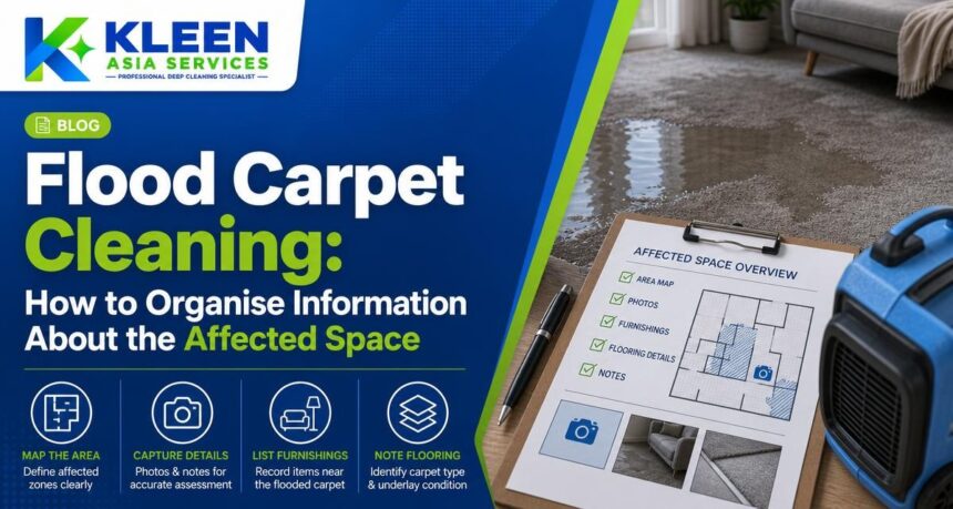 Flood Carpet Cleaning: How to Organise Information About the Affected Space