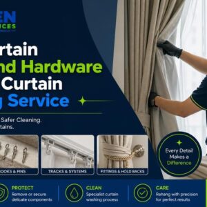 How Curtain Lining and Hardware Affect a Curtain Washing Service