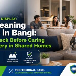 Sofa Cleaning Service in Bangi: What to Check Before Caring for Upholstery in Shared Homes