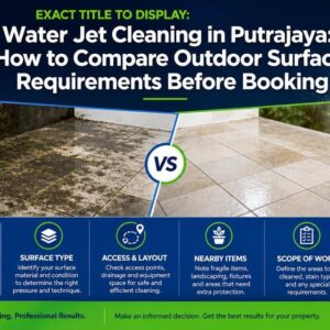 Water Jet Cleaning in Putrajaya: How to Compare Outdoor Surface Requirements Before Booking Water Jet Cleaning in Putrajaya: How to Compare Outdoor Surface Requirements Before Booking