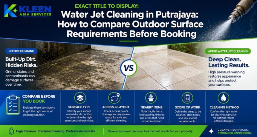 Water Jet Cleaning in Putrajaya: How to Compare Outdoor Surface Requirements Before Booking Water Jet Cleaning in Putrajaya: How to Compare Outdoor Surface Requirements Before Booking